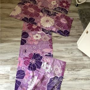 ValanceJCP Home Valances bundle of 3 purple flowers 🌸 84”x15” set of 3
